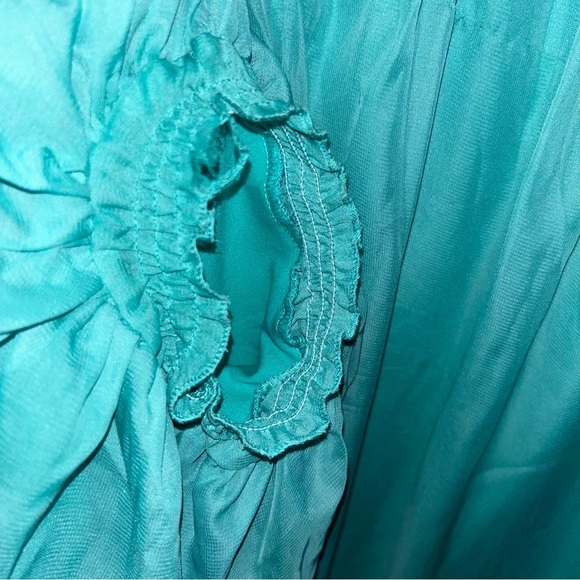 Aladdin Disney Princess jasmine adult costume teal/gold size 18/20 xl jumpsuit - Picture 3 of 6